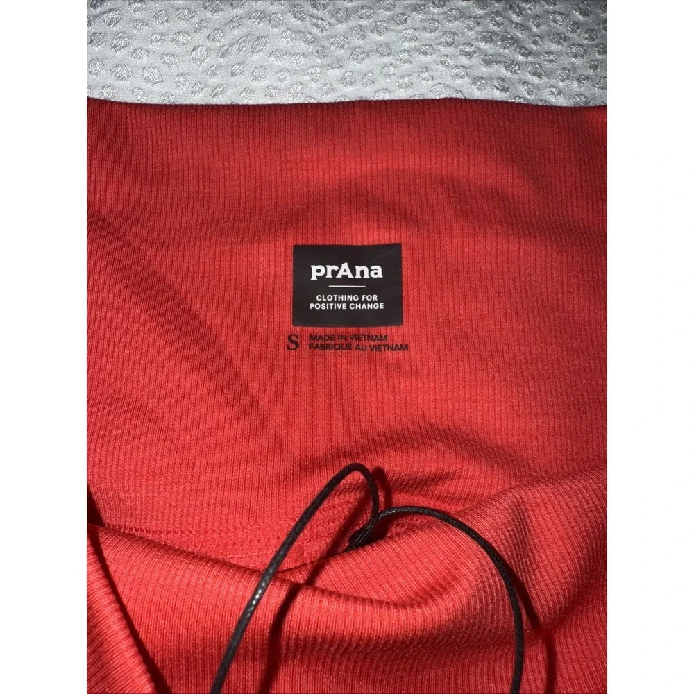 Prana Becksa 7/8 Leggings High Rise Stretch Carmine Red Heather Women's Size S - Picture 2 of 5
